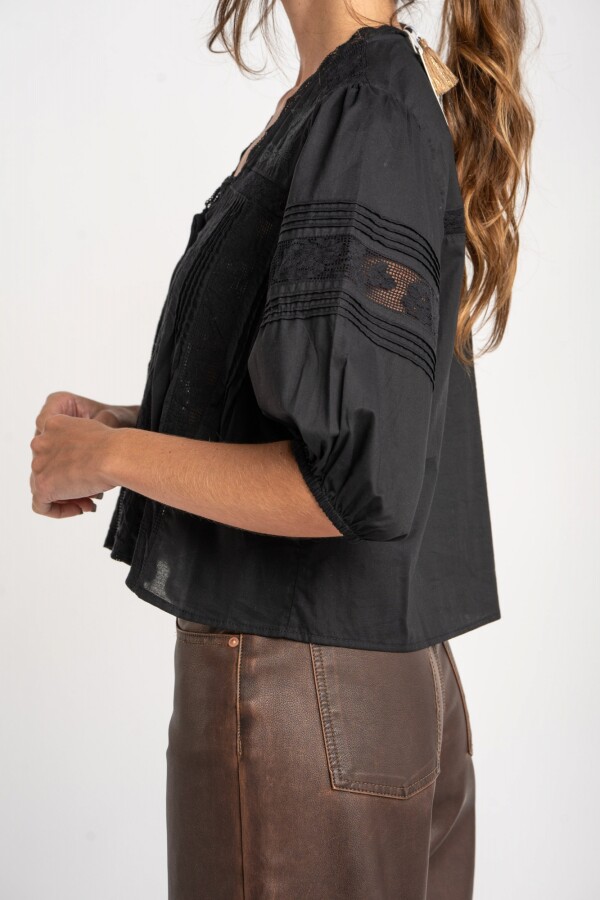 Blusa Boho Negro