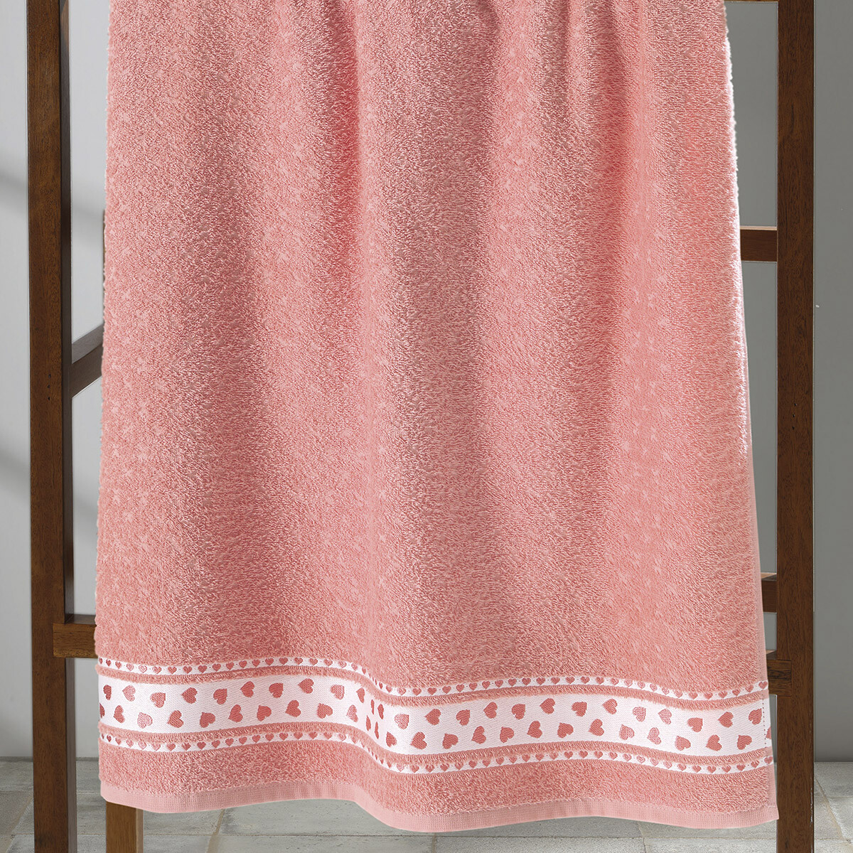 Toalla Mano Dohler Jacquard Premium 50 x 80 cm 100% Algodón - 6987 - ROSA 