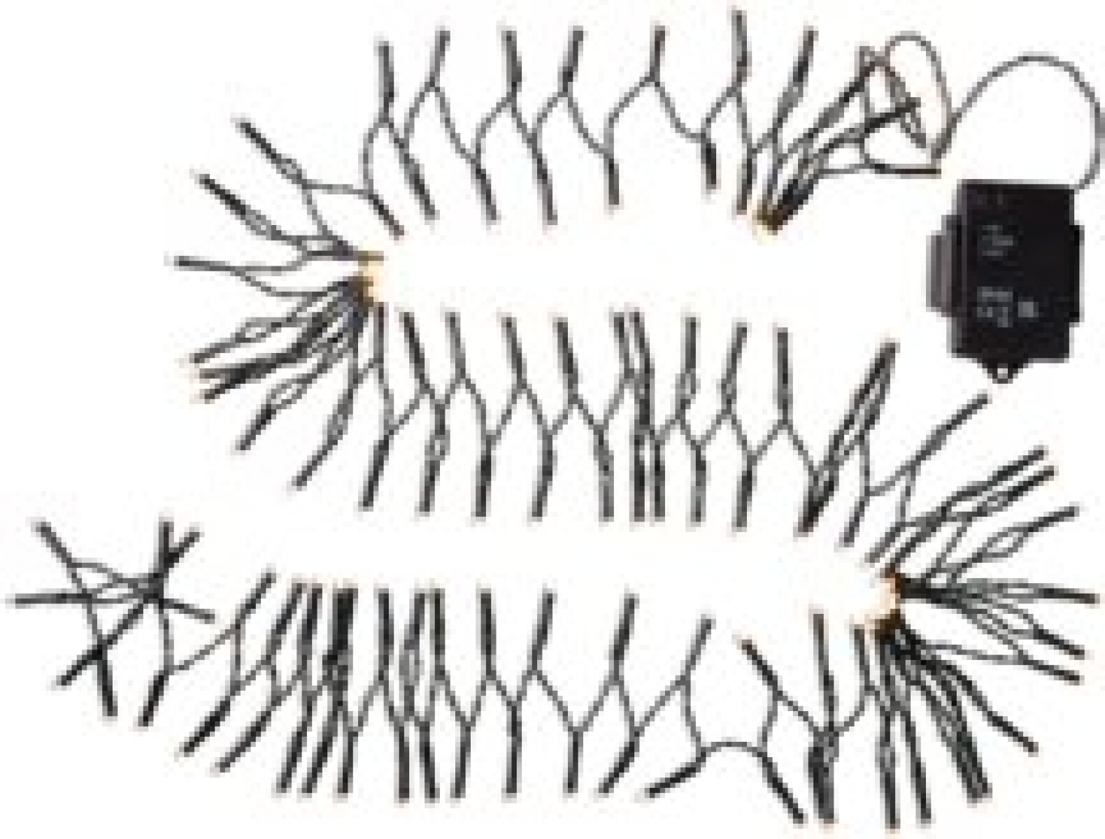 Guirnalda luces navideñas ext BAUGE L500cm 120 LED 