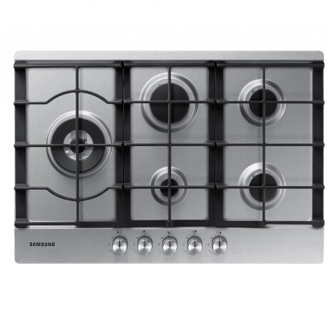Anafe a Gas 5 Hornallas acero Samsung NA75J3030AS/B1 Anafe a Gas 5 Hornallas acero Samsung NA75J3030AS/B1