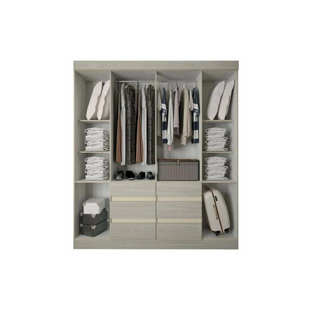 PLACARD VIENA 6 PUERTAS MDP NATURAL-BEIGE BC 2035