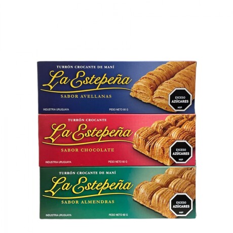 Turron La Estepeña Crocante 60grs Sabor Almendras