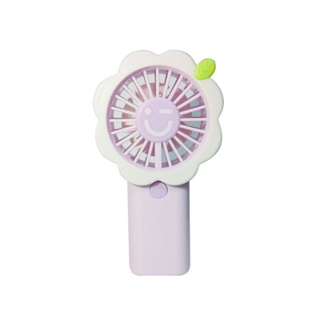 Ventilador floral lila