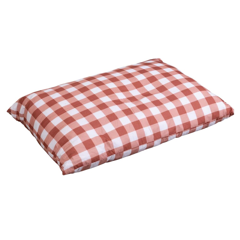 CAMA MASCOTAS RAYAS ALGODON MARRON ANK-04