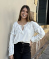 Blusa Camille blanco