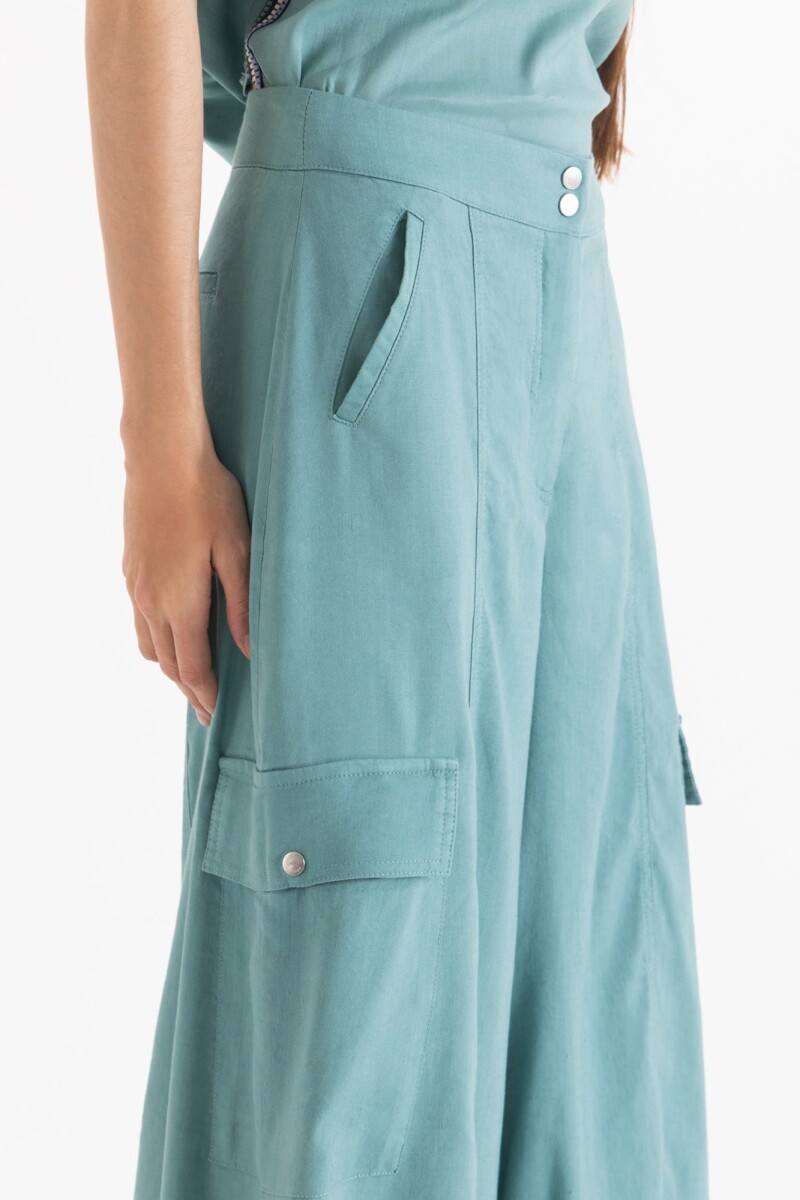 PANTALON KATE Jungle Petrol