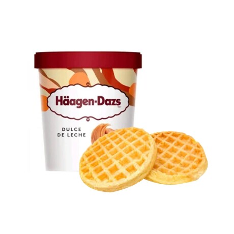 Haagen-dazs Dulce De Leche 473 Ml + 2 Waffle 55 Grs Regalo Haagen-dazs Dulce De Leche 473 Ml + 2 Waffle 55 Grs Regalo