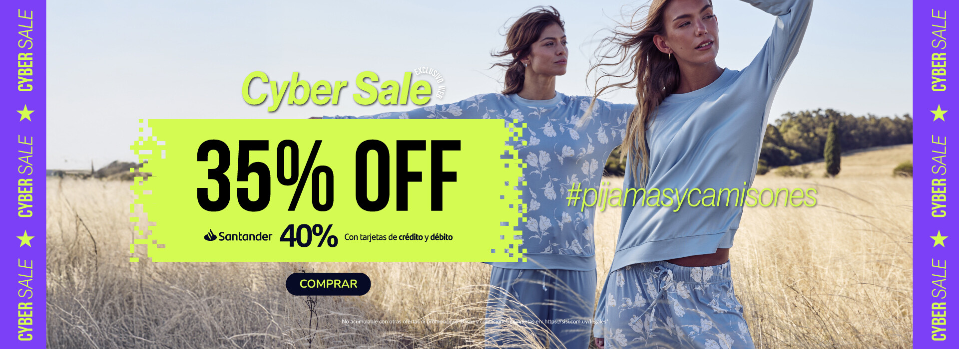 CyberSale 35% OFF - Pijamas