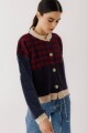 PRE VENTA Cardigan Rombos Azul