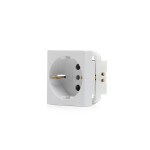 Módulo tomacorriente schuko 16A 250V blanco puro ELE07606
