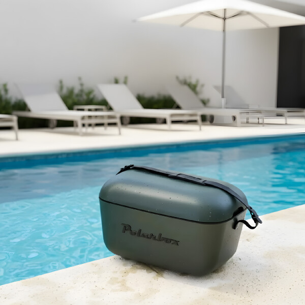 Conservadora Hielera Vintage 20L Litros Latas Hielo Polarbox Color Gris