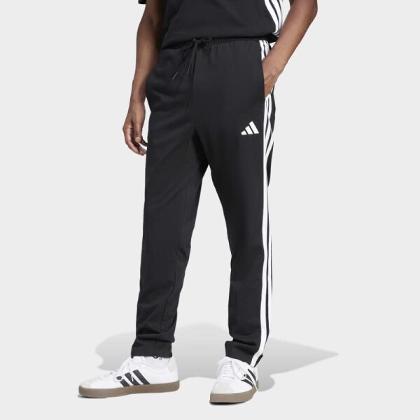 Pantalón Adidas Essentials 3 Rayas Negro
