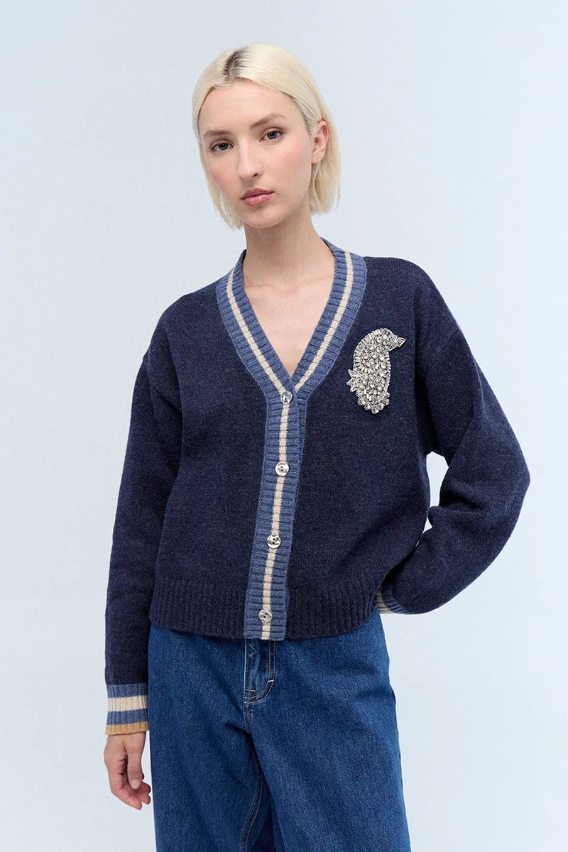 Cardigan Sargent Peppers - Azul 
