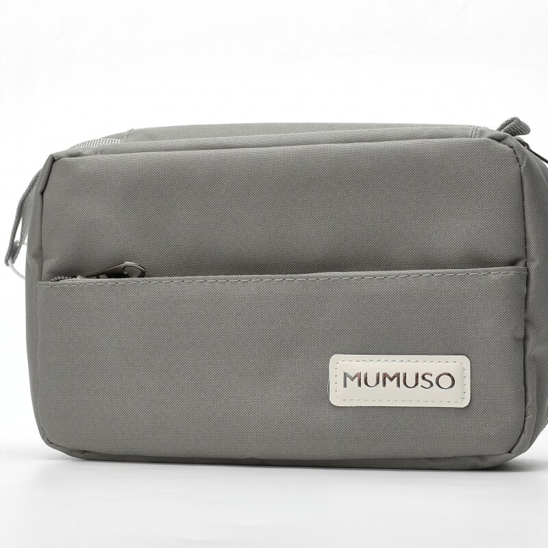 NECESER MULTIFUNCIONAL DE 3 CAPAS CON GANCHO - GRIS NECESER MULTIFUNCIONAL DE 3 CAPAS CON GANCHO - GRIS