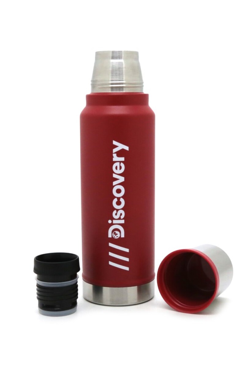 Termo 1000 mL doble Acero - Discovery Rojo