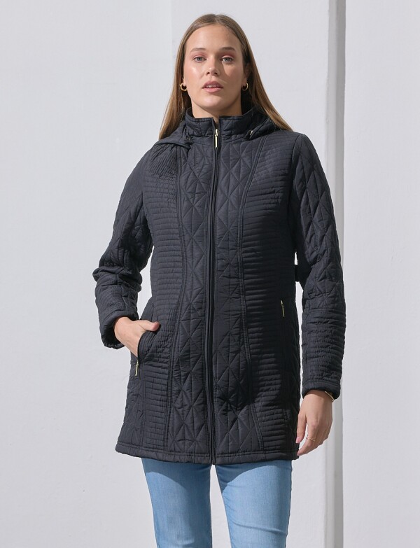 Campera Capitoneada NEGRO