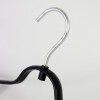PERCHA PLAST NEGRO C/GANCHO 40X22CM Unica