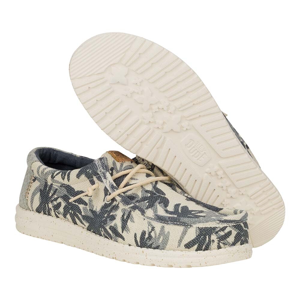 Wally Palm Jute - Hombre Egret/Cloud Blue