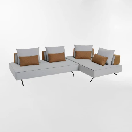 Sofá modular DOMINO Gris - UNICO
