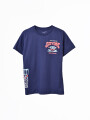 REMERA ESTAMPADA AZUL OSCURO