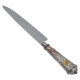 Puñal Hoja 18 Cm, Cabo De Plata Y Oro, Vaina De Cuero Puñal Hoja 18 Cm, Cabo De Plata Y Oro, Vaina De Cuero