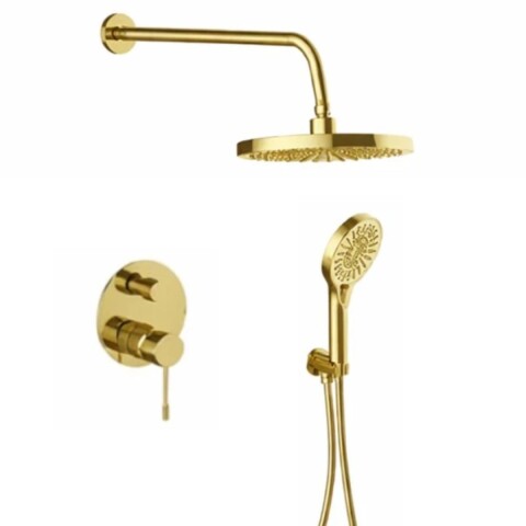 Grifería de ducha embutido Monocomando Signature Oro Cepillado Grifería De Ducha Embutido Monocomando Signature Oro Cepillado