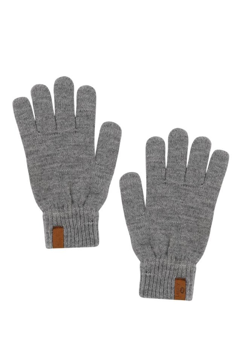 GUANTES TEJIDO - Gris 