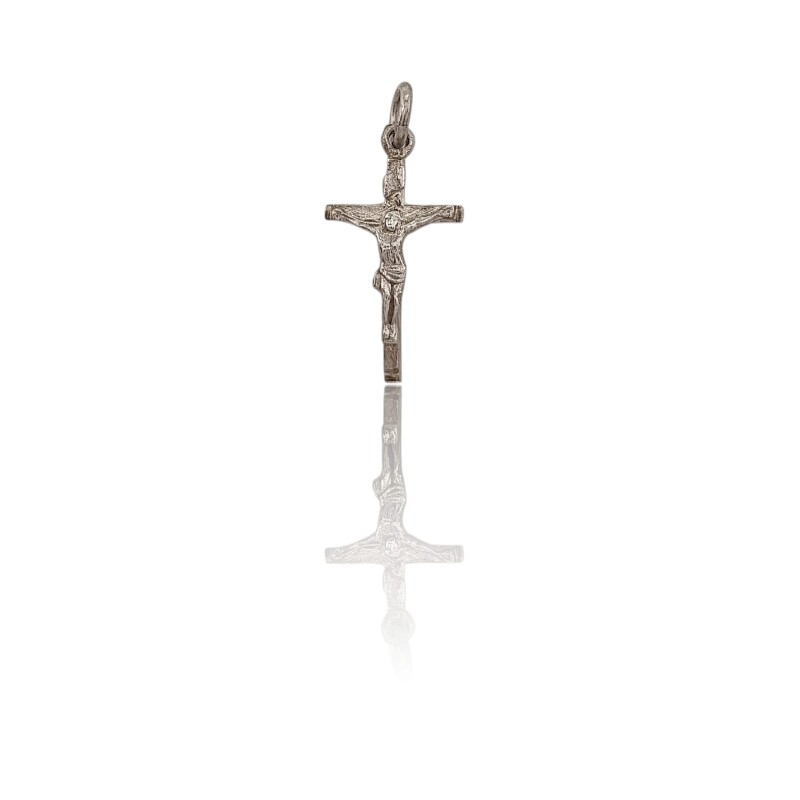 Dije cruz Jesucristo - Plata 925 - Sin piedra-CP4595 sinpiedra