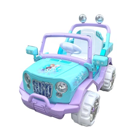 Jeep eléctrico 4x4 Frozen con control remoto CELESTE