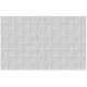 Cerámica Simil Bricks Blanca 32X57Cm Pared GAMAS DE BLANCO