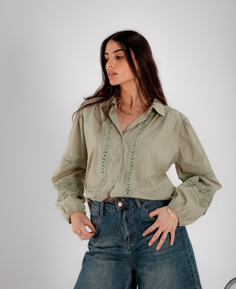 Camisa Francesca verde