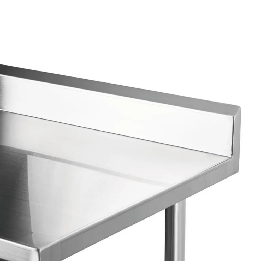 Mesada con Borde y Estante Inferior 180x60 cm Mesada con Borde y Estante Inferior 180x60 cm