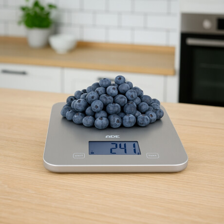 Balanza cocina digital gris 1G-5KG Cleo ADE Balanza cocina digital gris 1G-5KG Cleo ADE