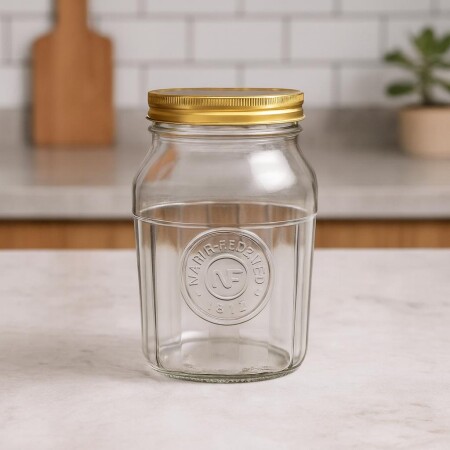 Frasco De Vidrio Vintage 1Lts Frasco De Vidrio Vintage 1Lts