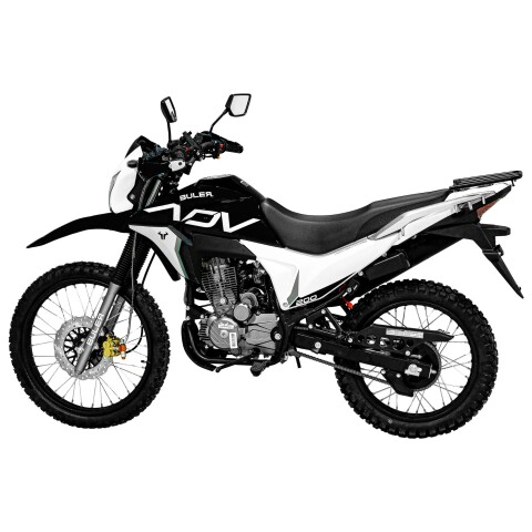 Motocicleta Buler Trail ADV 200cc VX3 Rayos Negro