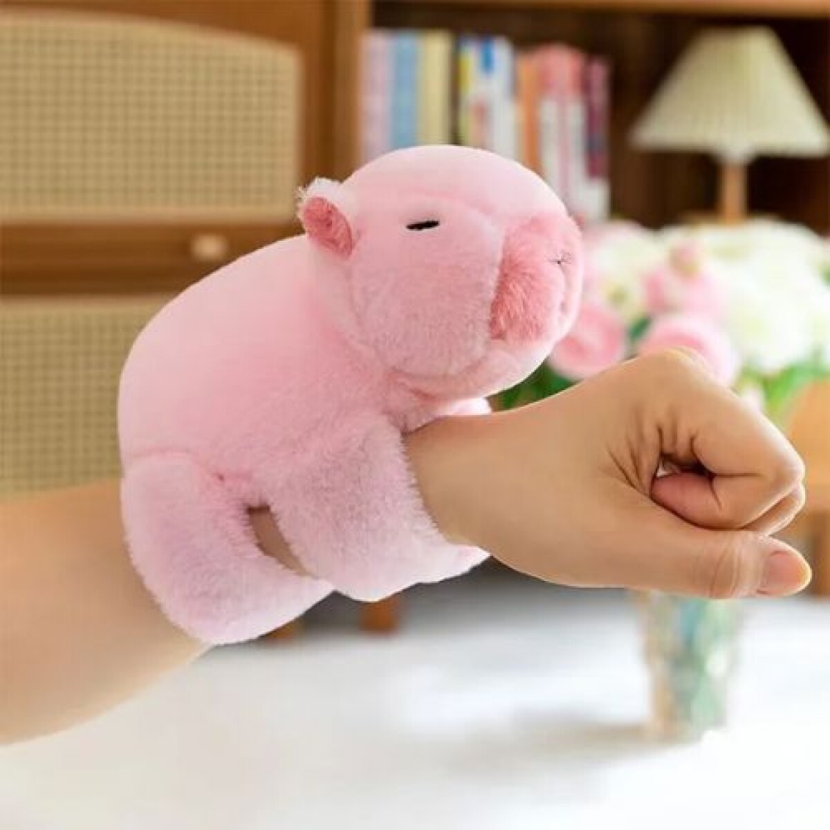 Muñequera Capybara - Rosado 