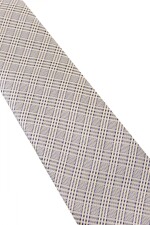 Corbata con pañuelo 8 cm GRIS CLARO