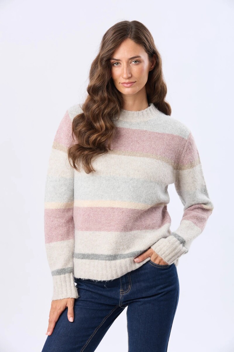 BUZO LEGACY 6651 - GRIS ROSA 