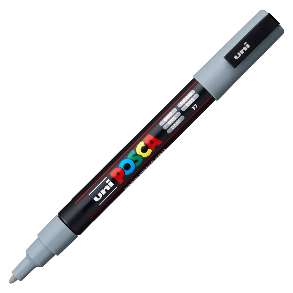 MARCADOR UNI POSCA 1.3 MM GRIS 