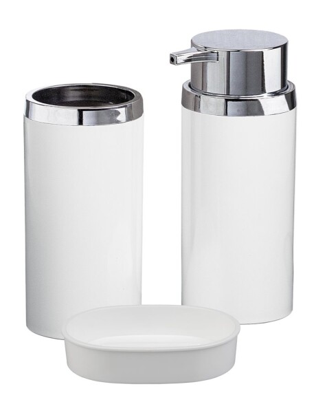 SET 3PCS BAÑO PP BLANCO LISO SET 3PCS BAÑO PP BLANCO LISO