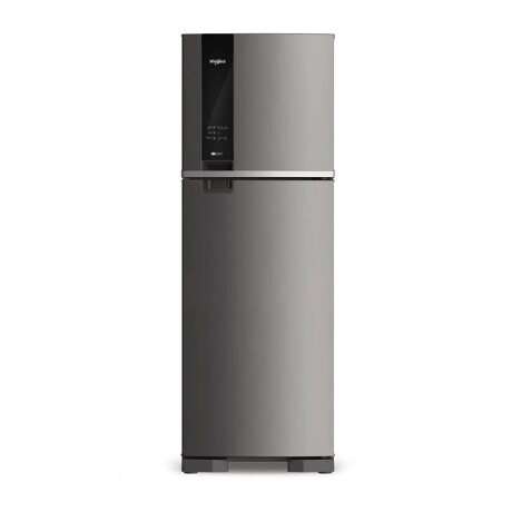 HELADERA TOP MOUNT FRIO SECO 375-LITROS GRIS WHIRLPOOL WRM45BKDWC