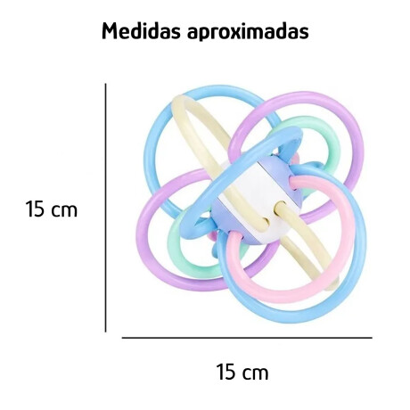 Sonajero Mordillo Estimulación Temprana Ideal Recién Nacidos Multicolor