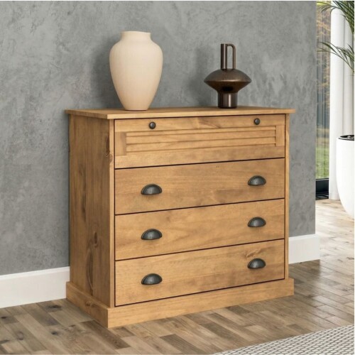 Cómoda 4 cajones - Línea Valenciana - Natural Cómoda 4 cajones - Línea Valenciana - Natural