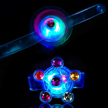 Set Cotillón N34 Sorpresitas Pulseras Spin C/ Luz X12 Cot002027