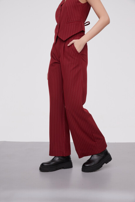 Pantalon Prompa Bordeaux