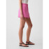 CRINKLE GAUZE PULL ON SHORT INDIA PINK