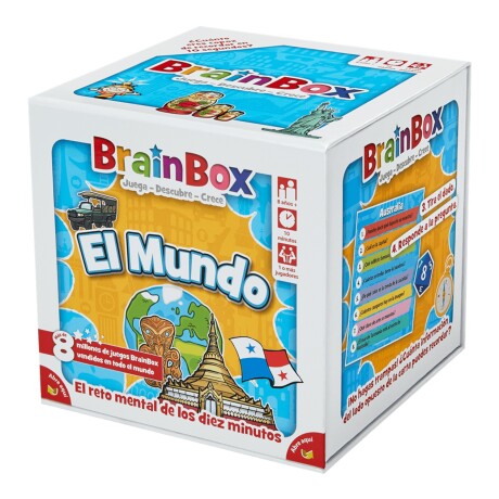 Juego de Mesa Asmodee BrainBox El Mundo +8 001