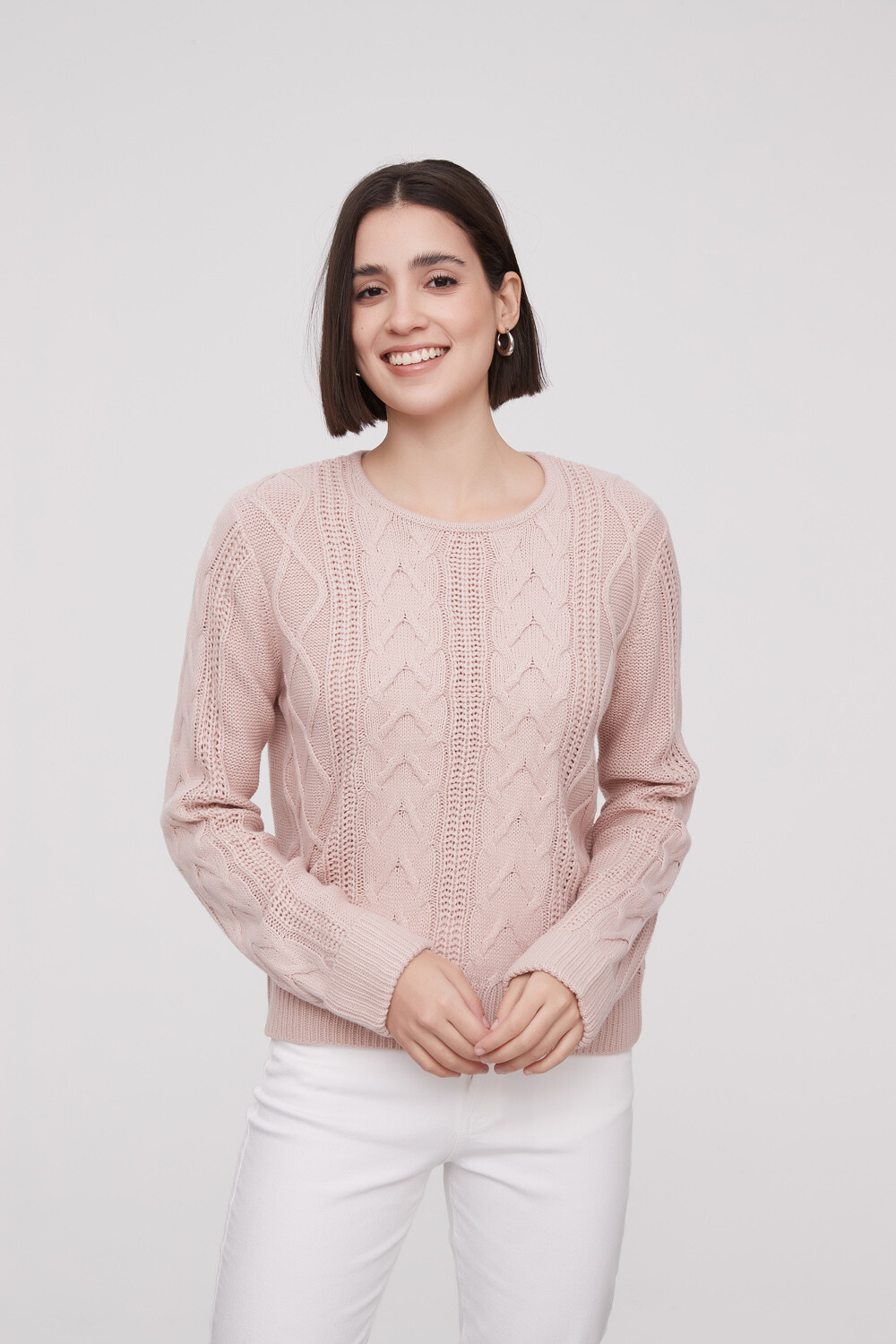 Sweater Focio Rosa Viejo