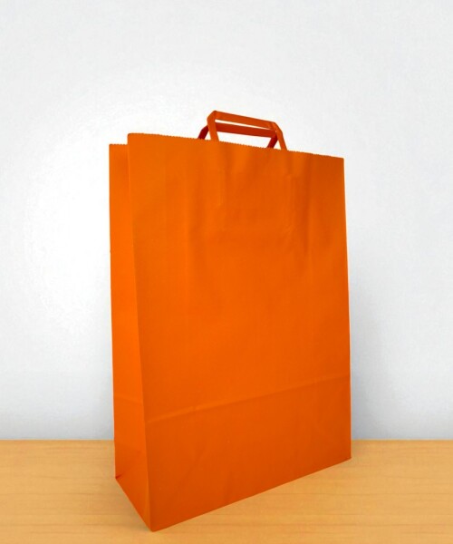 Bolsa lisa acuario 30x12x41 cm NARANJA