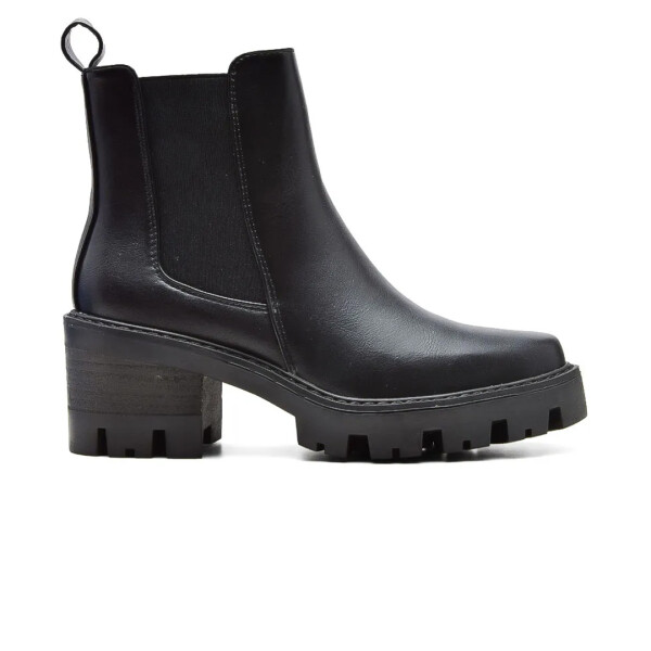 CASUAL TACO BAJO CAROLINE - KORIUM NEGRO